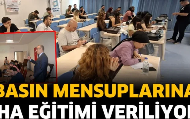 Antalya’da basın mensuplarına İHA eğitimi