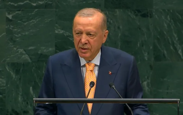 Cumhurbaşkanı Erdoğan BM Genel Kurulu'na hitap ediyor