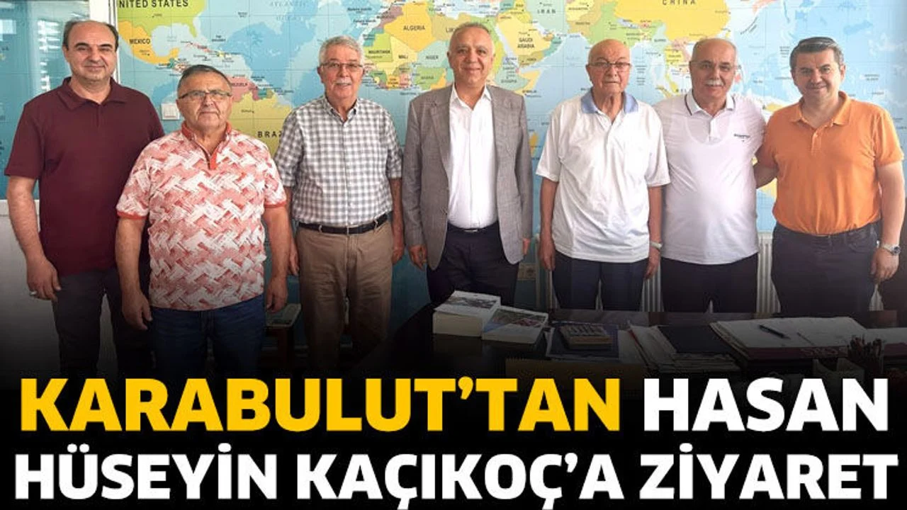 Karabulut, Hasan Hüseyin Kaçıkoç’u ofisinde ziyaret etti