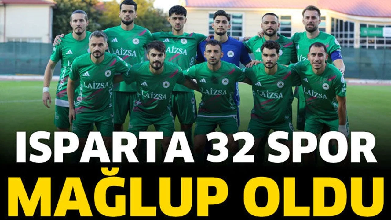 Isparta 32 Spor mağlup oldu