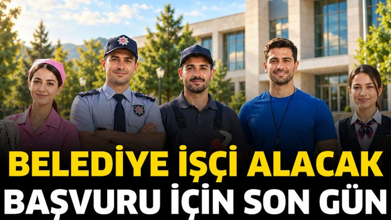 Belediye 20 Personel Alacak