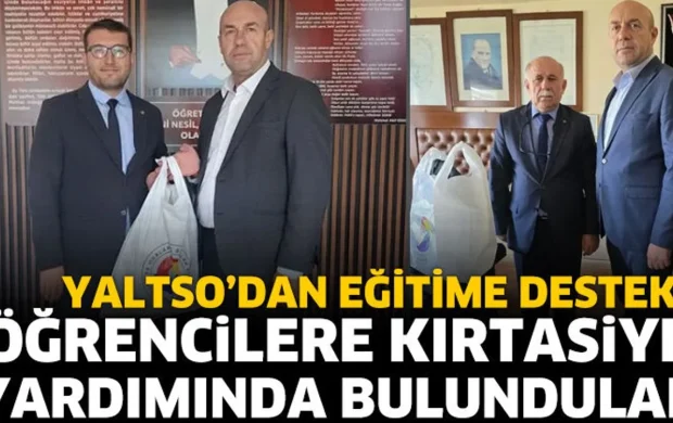 Öğrencilere kırtasiye yardımında bulundular