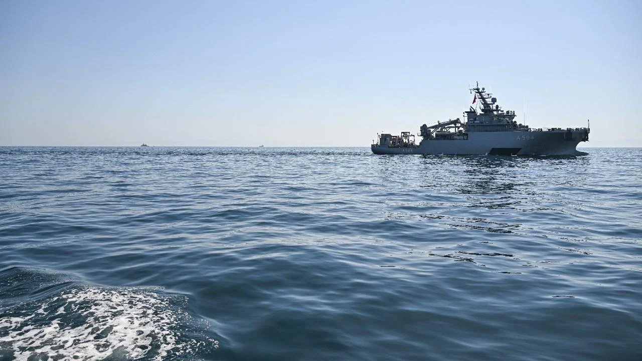 Silivri açıklarında batan gemi 720 metre derinlikte bulundu