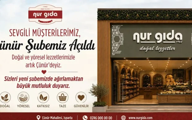 NUR GIDA’NIN ÇÜNÜR ŞUBESİ HİZMETE AÇILDI