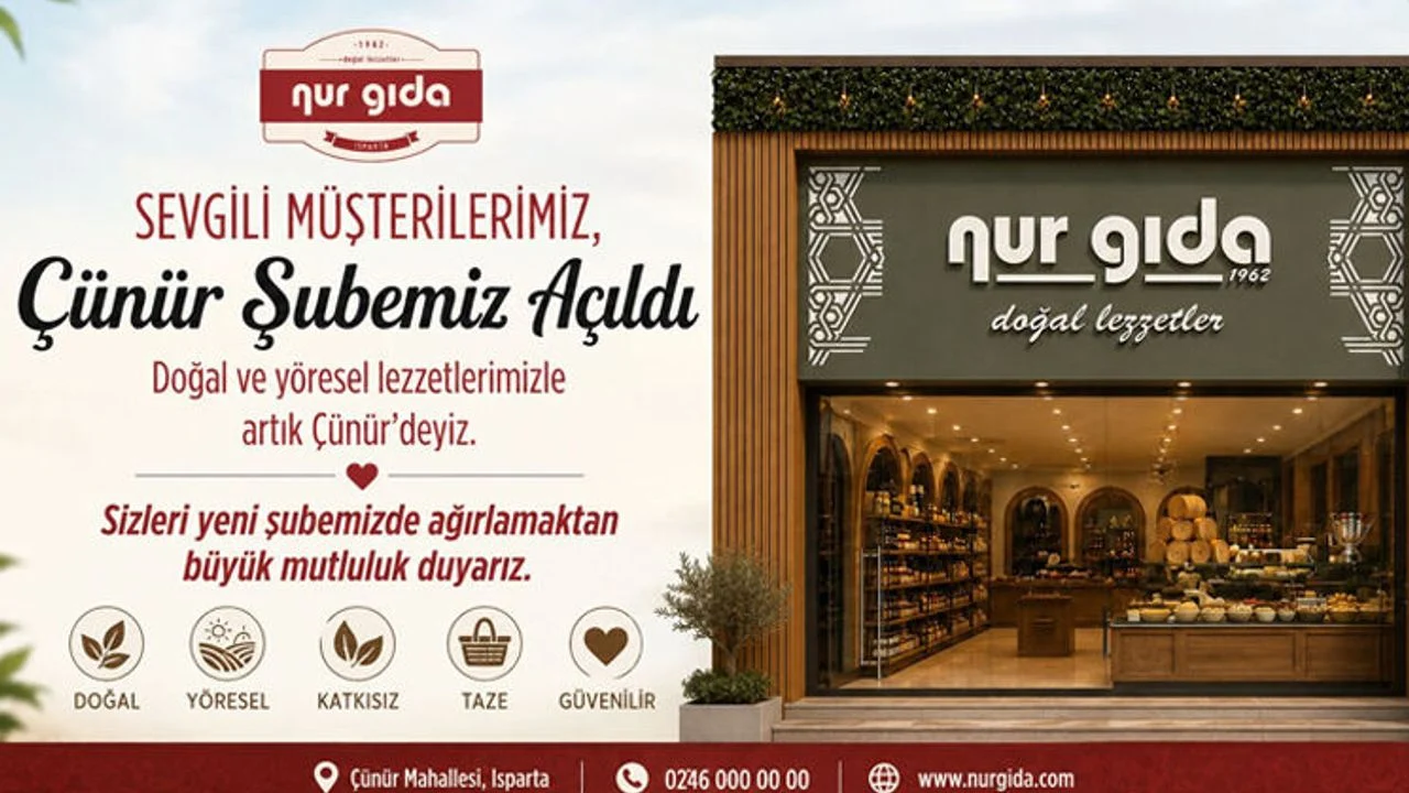 NUR GIDA’NIN ÇÜNÜR ŞUBESİ HİZMETE AÇILDI