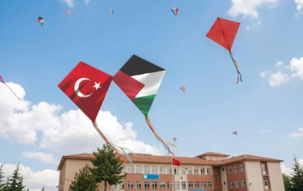 Uçurtmalar Gazzeli çocuklar için gökyüzüne bırakılacak