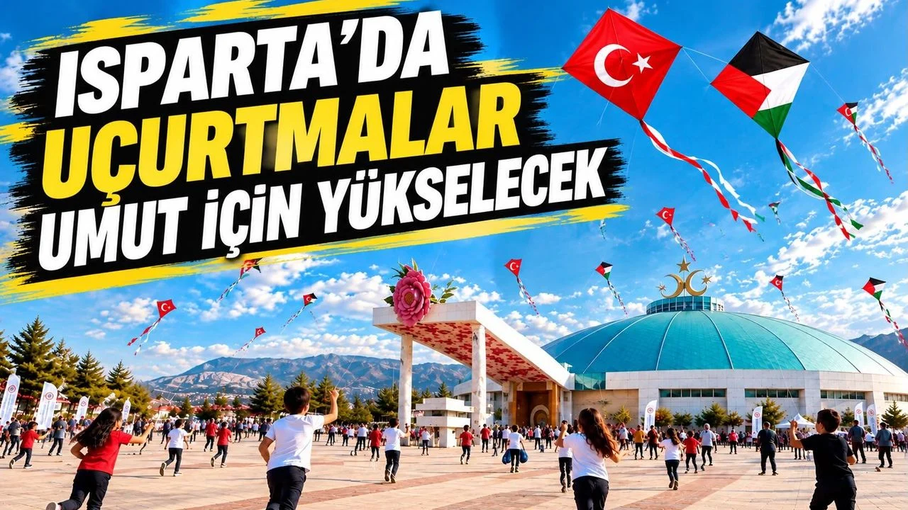 Isparta’da Uçurtmalar Umut İçin Yükselecek