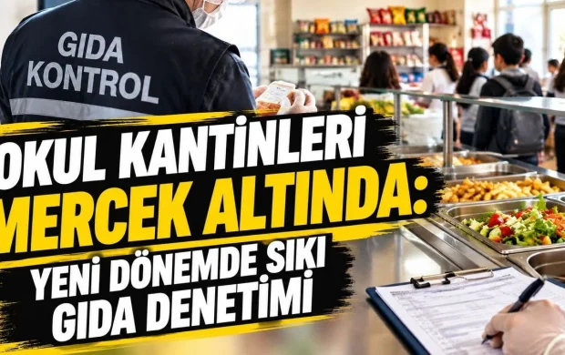 OKUL KANTİNLERİ MERCEK ALTINDA: YENİ DÖNEMDE SIKI GIDA DENETİMİ