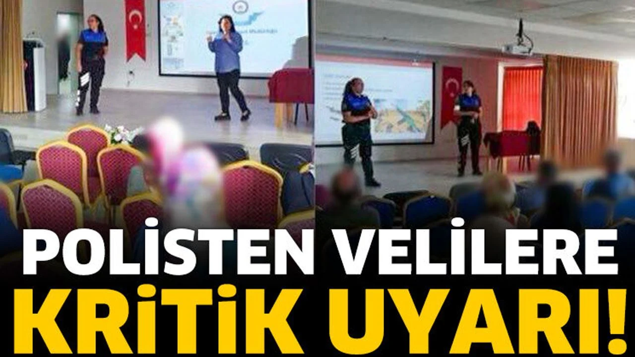 Polisten Velilere Kritik Uyarı!