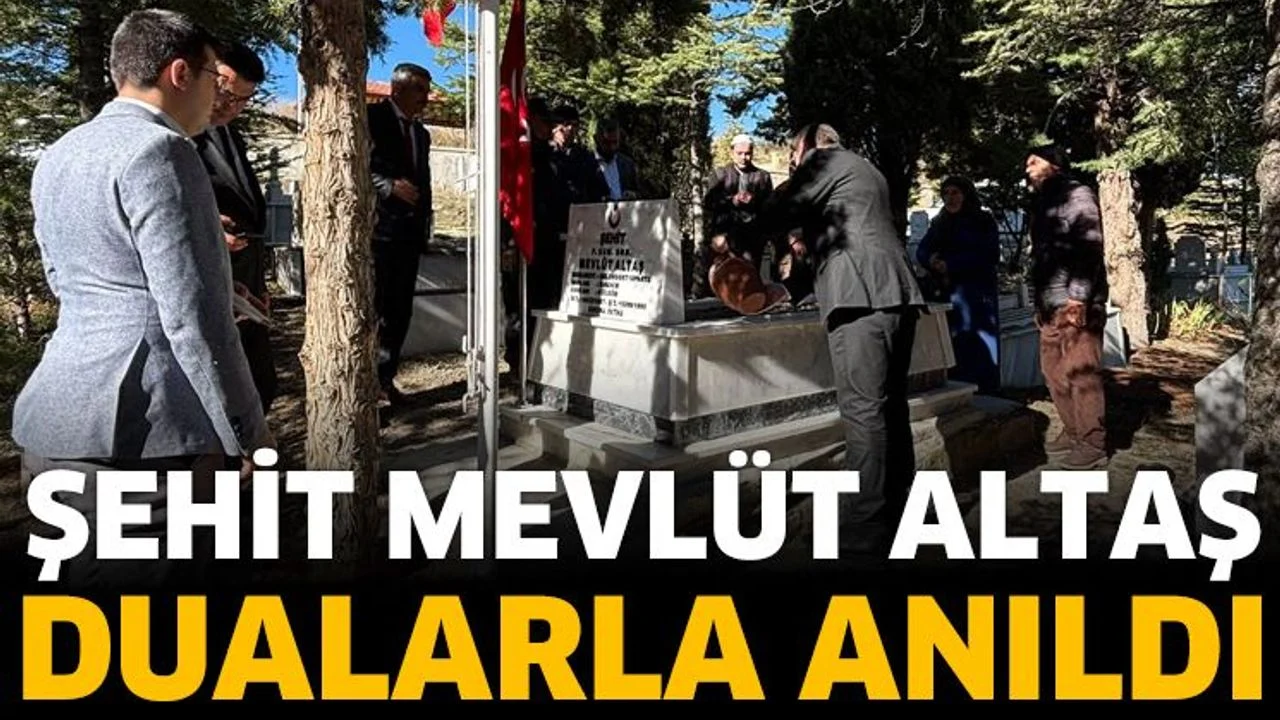 Aziz Şehit Mevlüt Altaş Dualarla Anıldı