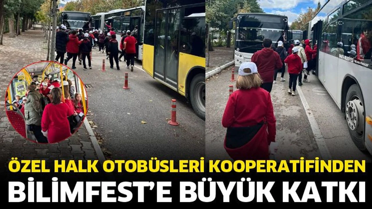 Özel Halk Otobüslerinden Bilimfest’e ulaşım desteği