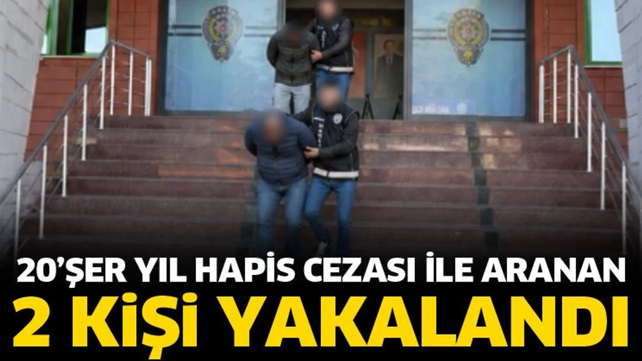 Aranan 2 şahıs yakalandı