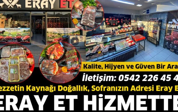 Eray Et Isparta’da hizmete açıldı