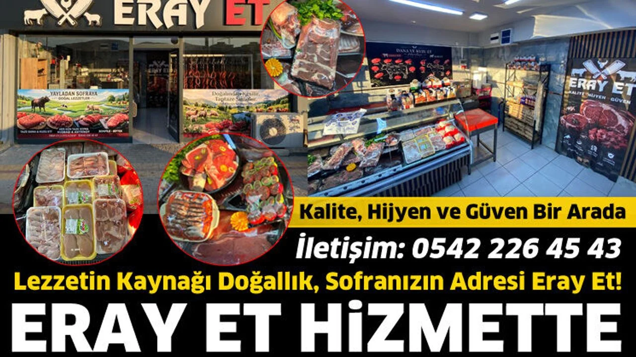Eray Et Isparta’da hizmete açıldı
