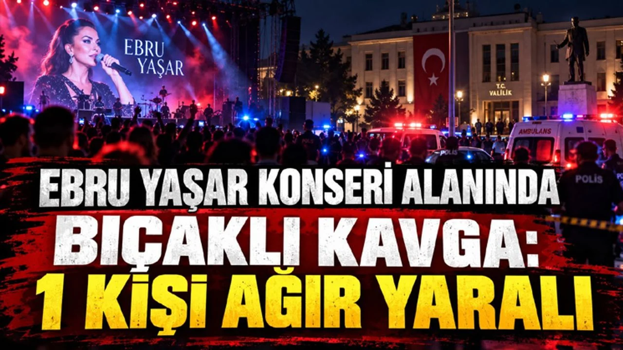Isparta'da konser alanında kavga 1 Ağır Yaralı