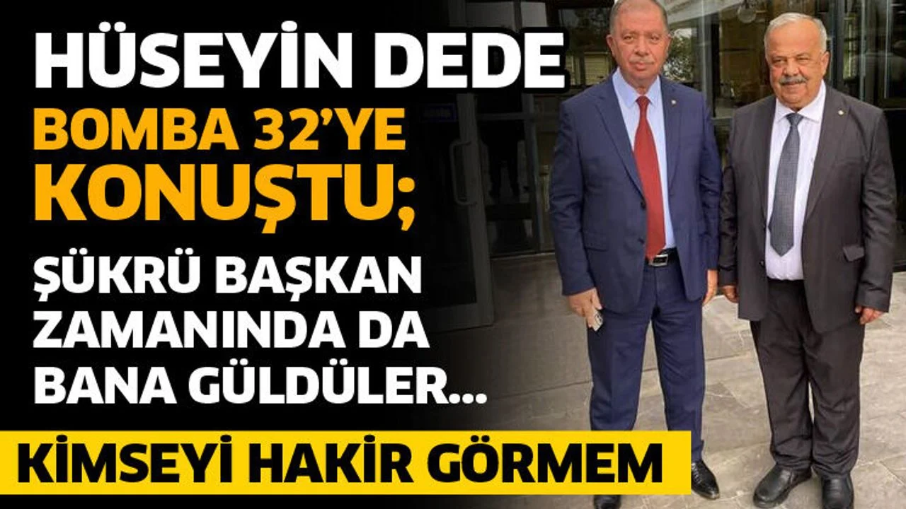 IYSO seçimlerinin ardından Hüseyin Dede Bomba 32'ye konuştu
