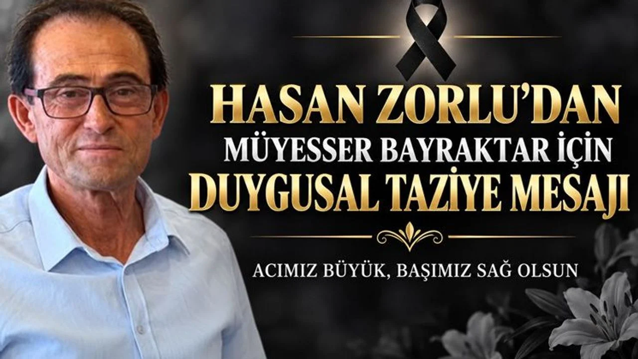 Başkan Zorlu'dan taziye mesajı