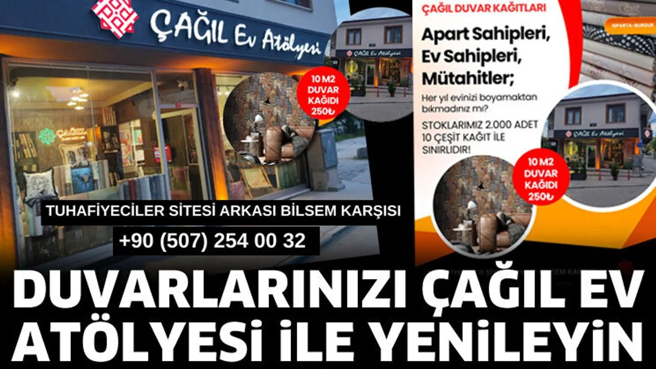 Duvarlarınızı Çağıl Ev Atölyesi ile yenileyin
