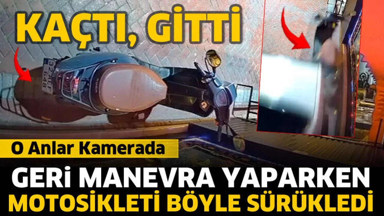 Ortalığı birbirine kattı ve kaçtı