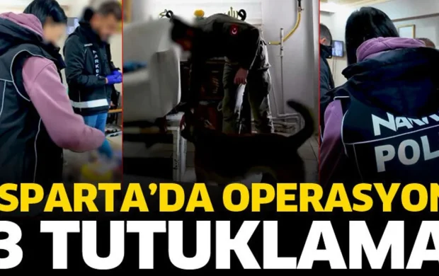 Isparta’da uyuşturucu operasyonlarında 3 şüpheli tutuklandı