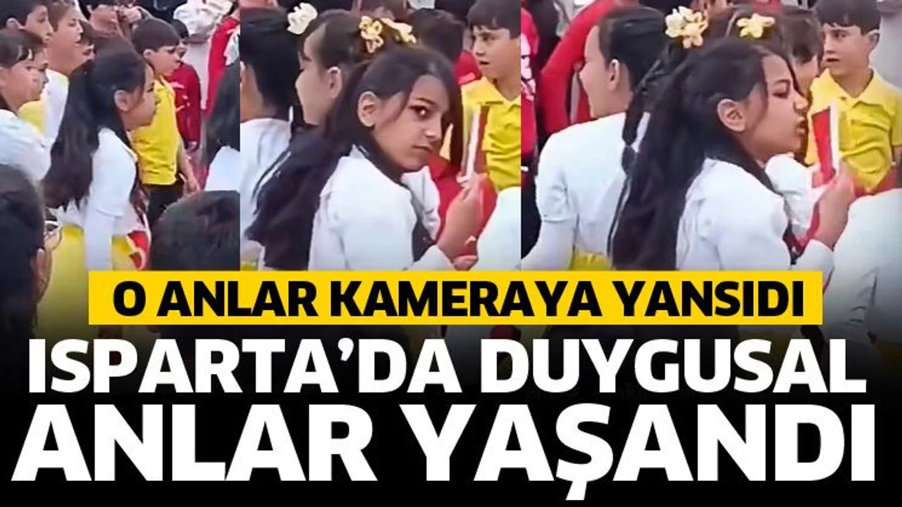 Isparta’da duygusal anlar yaşattı