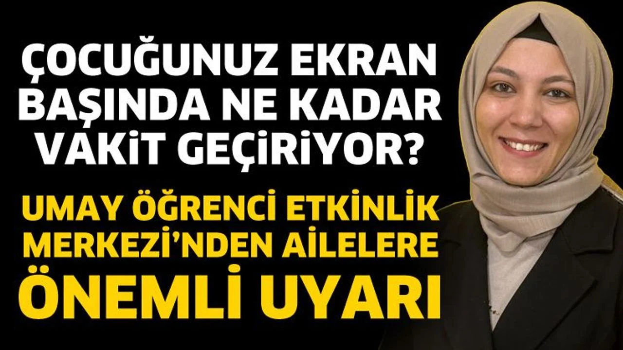 Çocuğunuz ekran başında ne kadar vakit geçiriyor?