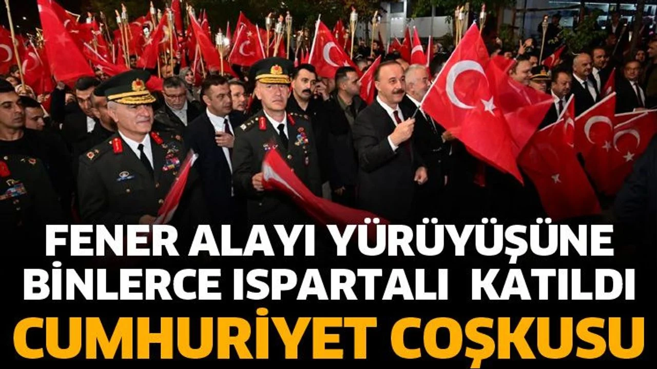 Isparta'da Cumhuriyet Coşkusu