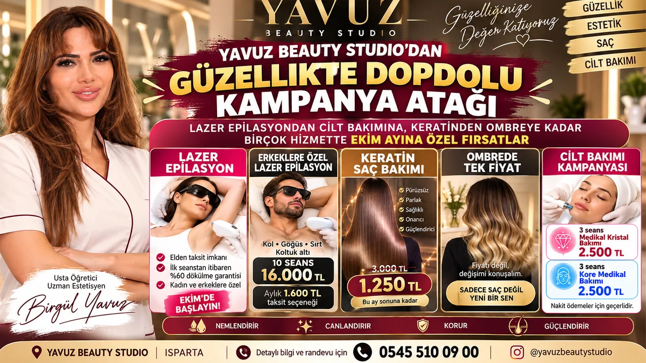 YAVUZ BEAUTY STUDIO’DAN GÜZELLİKTE DOPDOLU KAMPANYA ATAĞI