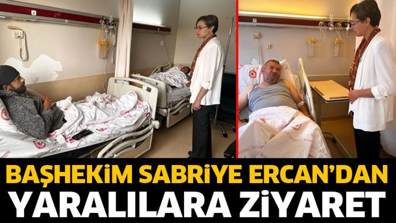 SDÜ Başhekimi Ercan’dan yaralılara ziyaret