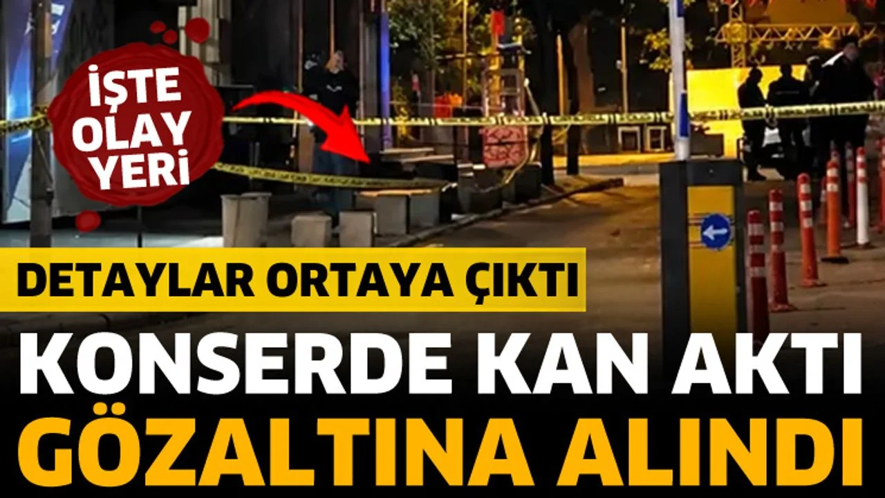Konserde kan aktı! Detaylar ortaya çıktı
