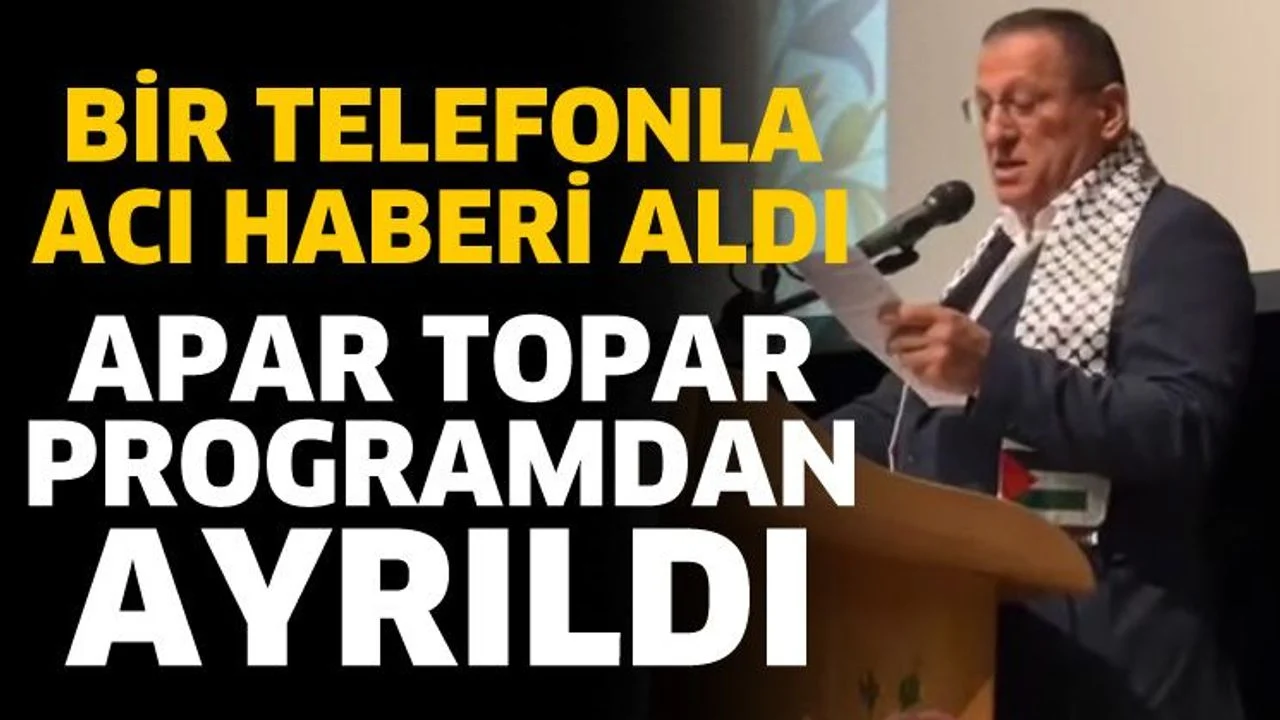 Bir telefonla acı haberi aldı! Apar topar programdan ayrıldı
