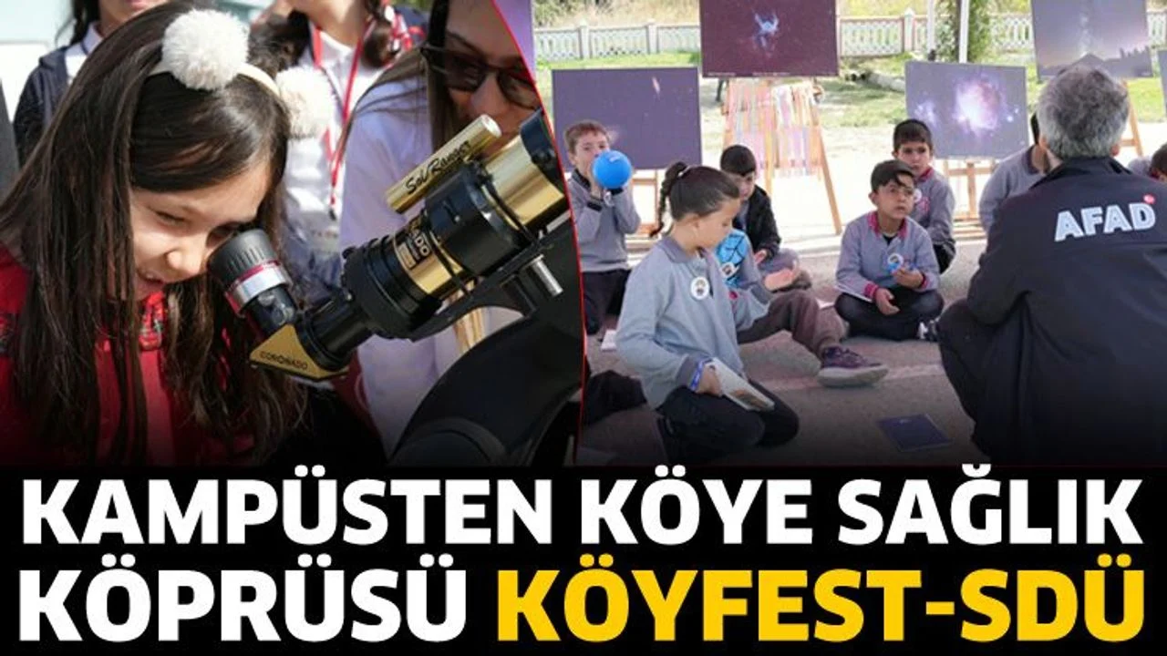 Kampüsten köye sağlik köprüsü KÖYFEST-SDÜ