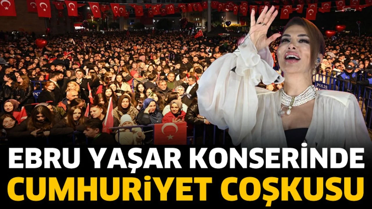 Ebru Yaşar Ispartalıları coşturdu