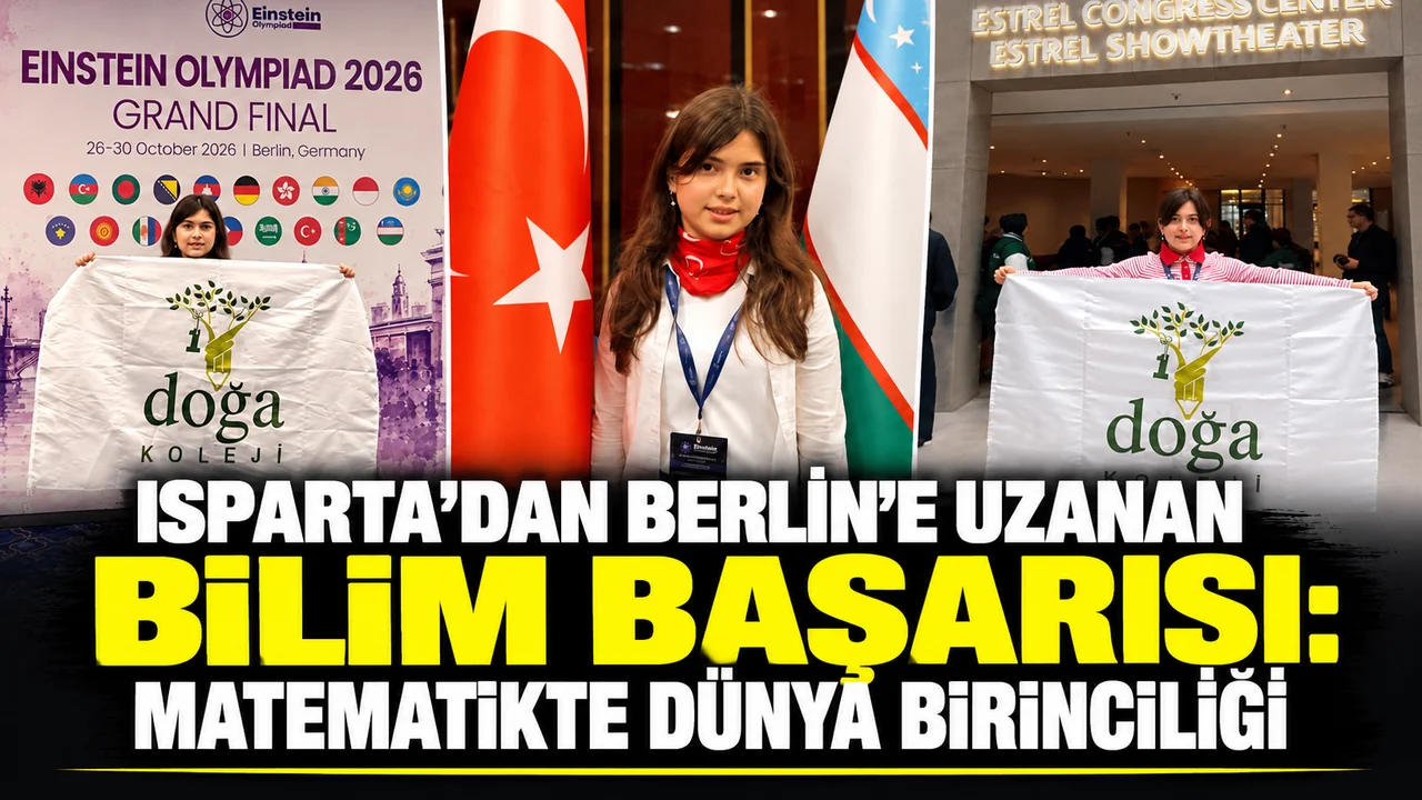 Isparta’dan Berlin’e Uzanan Bilim Başarısı: Matematikte Dünya Birinciliği