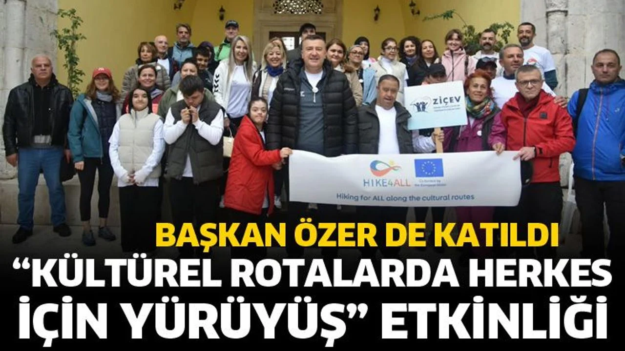 Kültürel Rotalarda Herkes İçin Yürüyüş etkinliği