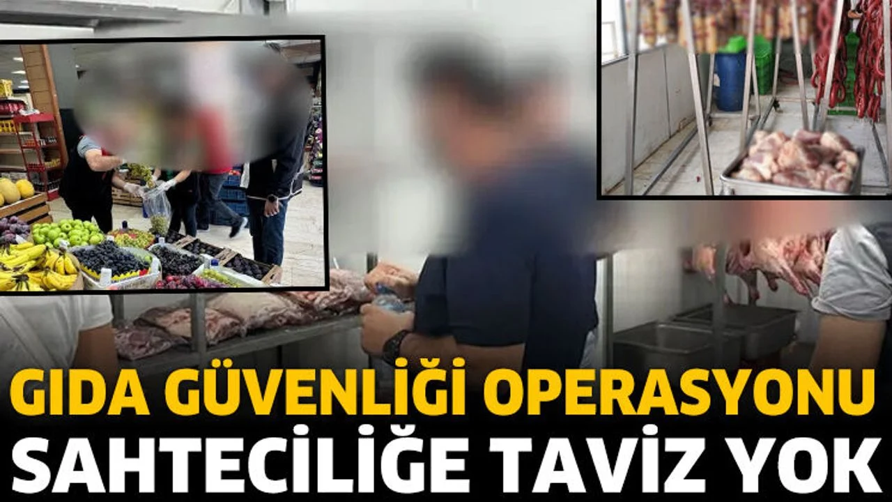 Isparta'da gıda güvenliği operasyonları