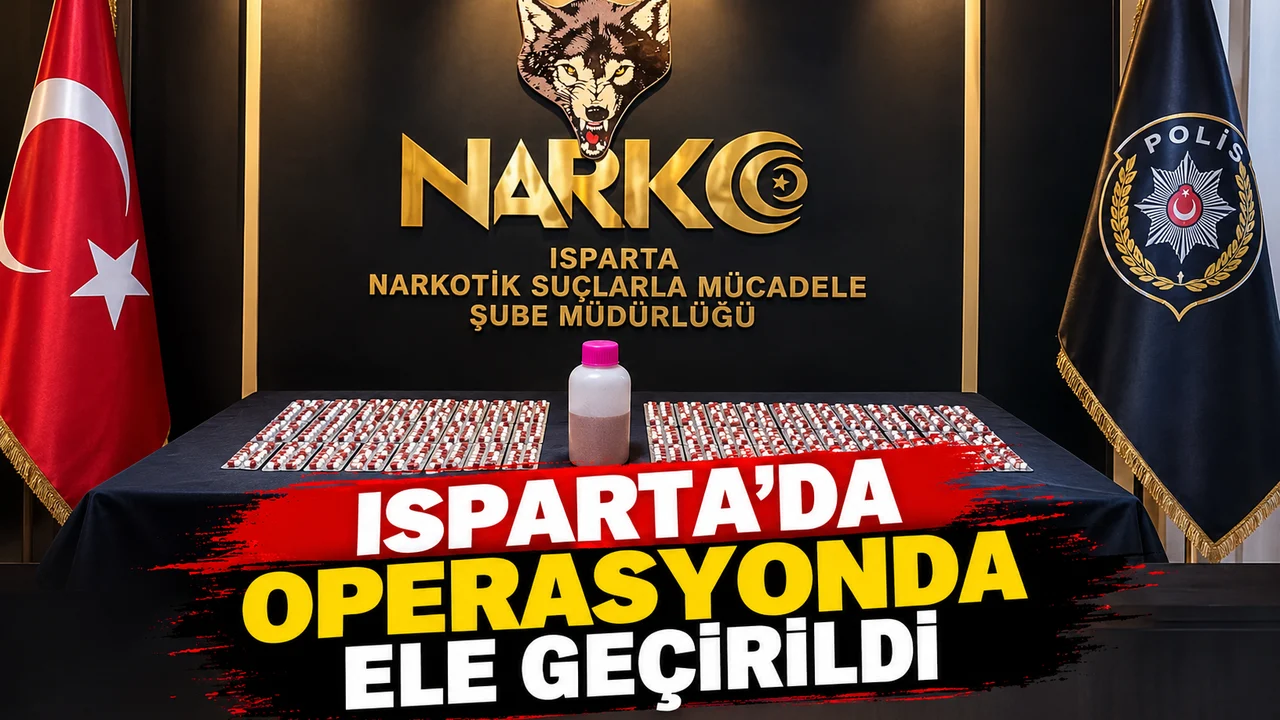 Isparta’da narkotik operasyonu: 2 şüpheli tutuklandı