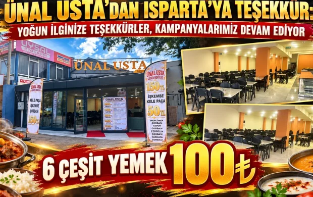 ÜNAL USTA’DAN ISPARTA’YA TEŞEKKÜR: “BUGÜNKÜ YOĞUN İLGİNİZE TEŞEKKÜRLER, KAMPANYALARIMIZ DEVAM EDİYOR”