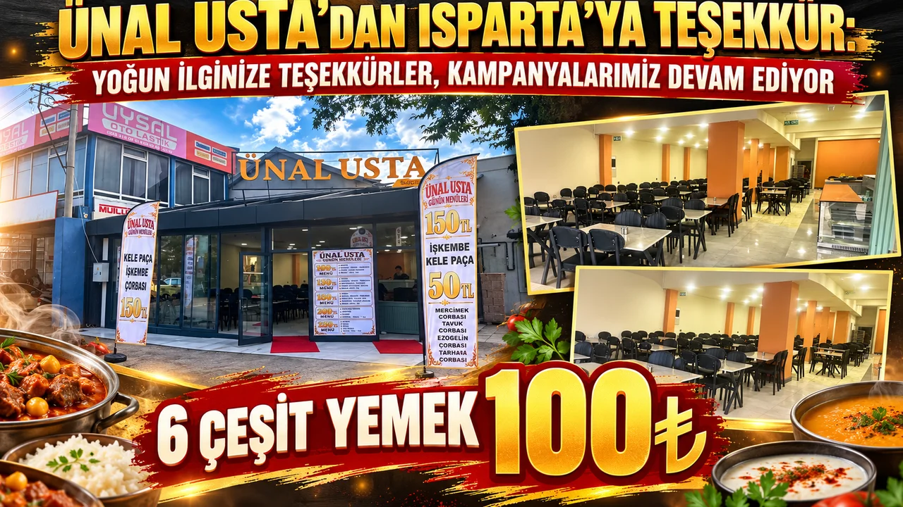ÜNAL USTA’DAN ISPARTA’YA TEŞEKKÜR: “BUGÜNKÜ YOĞUN İLGİNİZE TEŞEKKÜRLER, KAMPANYALARIMIZ DEVAM EDİYOR”