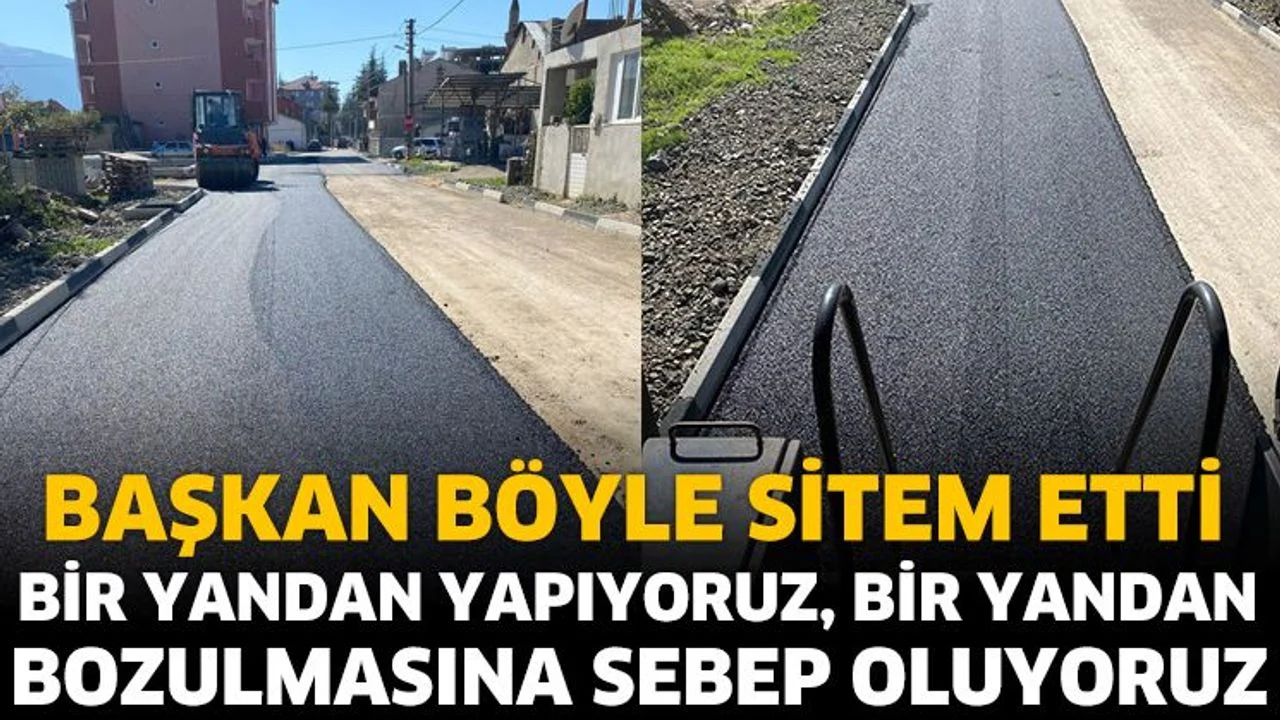Başkan böyle sitem etti