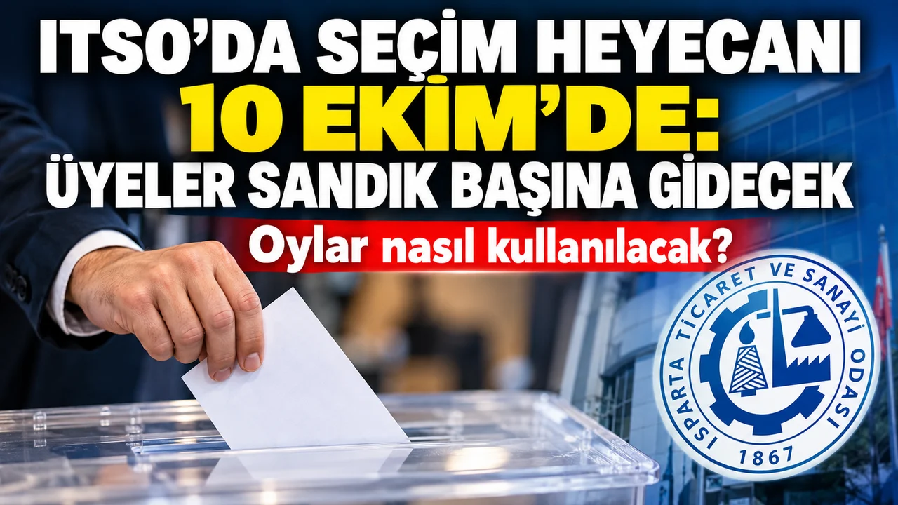 ITSO’DA SEÇİM HEYECANI 10 EKİM’DE: ÜYELER SANDIK BAŞINA GİDECEK