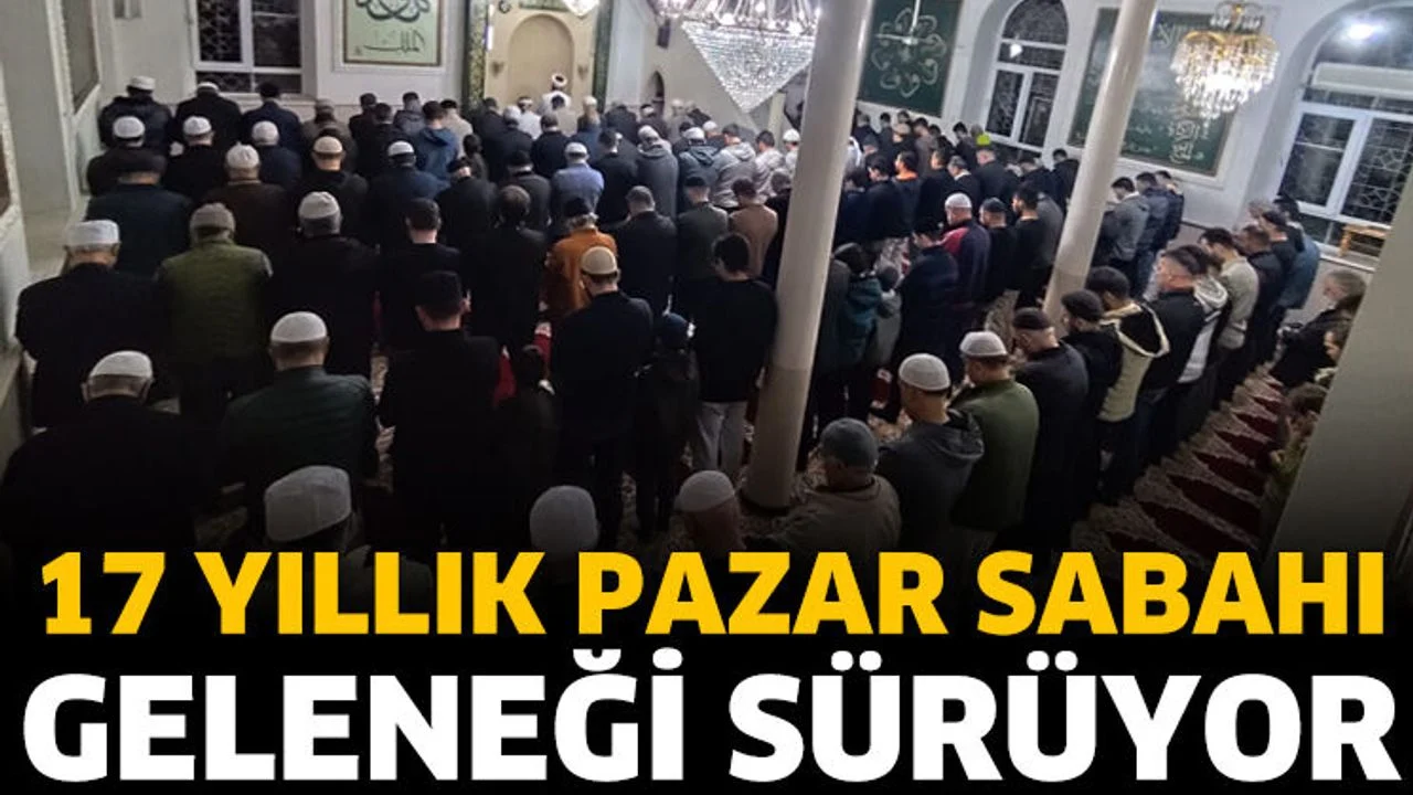 Isparta’da 17 yıllık pazar sabahı geleneği sürüyor