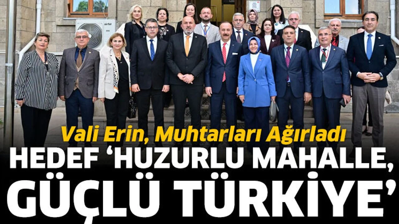 Isparta’da muhtarlar ‘Huzurlu Mahalle’ için buluştu