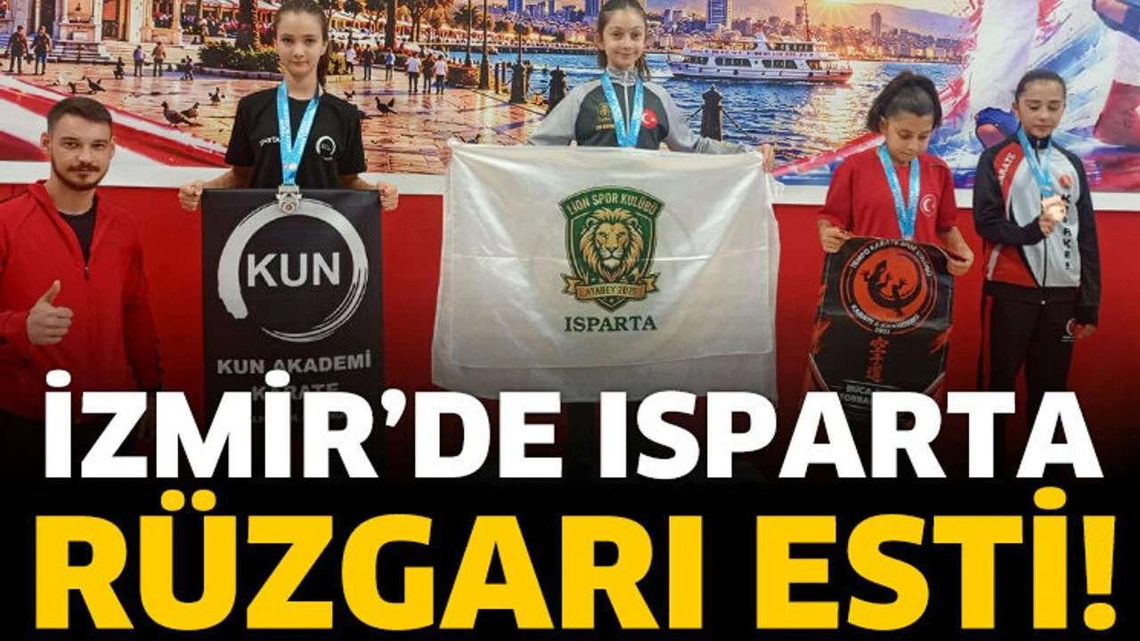 Ispartalı Minik Karatecilerden Madalya Yağmuru!
