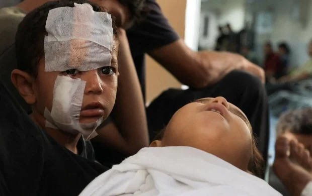 Bebek katili İsrail Gazzede 22 bin çocuğu katletti