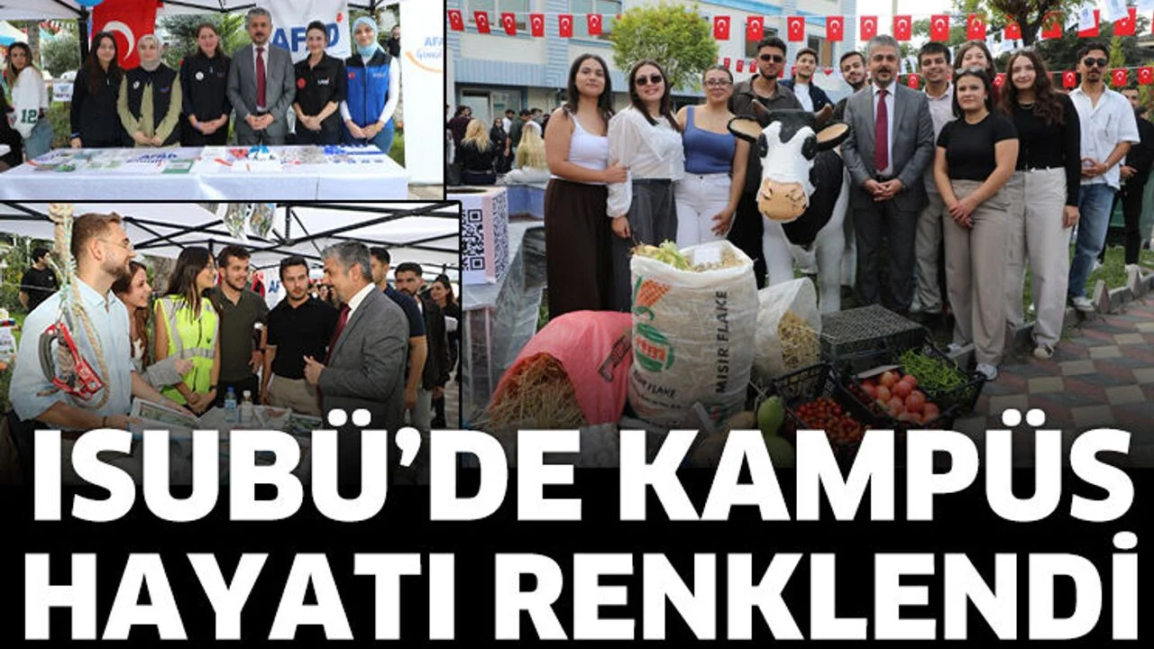 ISUBÜ’de yeni öğrenciler topluluklarla buluştu