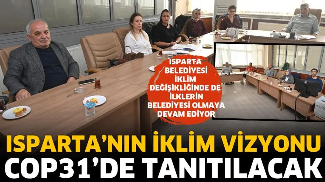 Isparta Belediyesi iklim değişikliğinde de ilklerin belediyesi olmaya devam ediyor