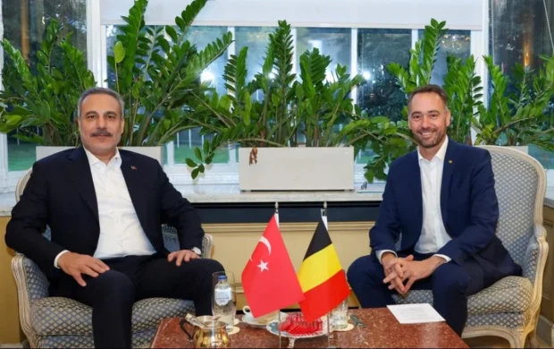 Bakan Fidan, Belçikalı mevkidaşı Prevot ile görüştü