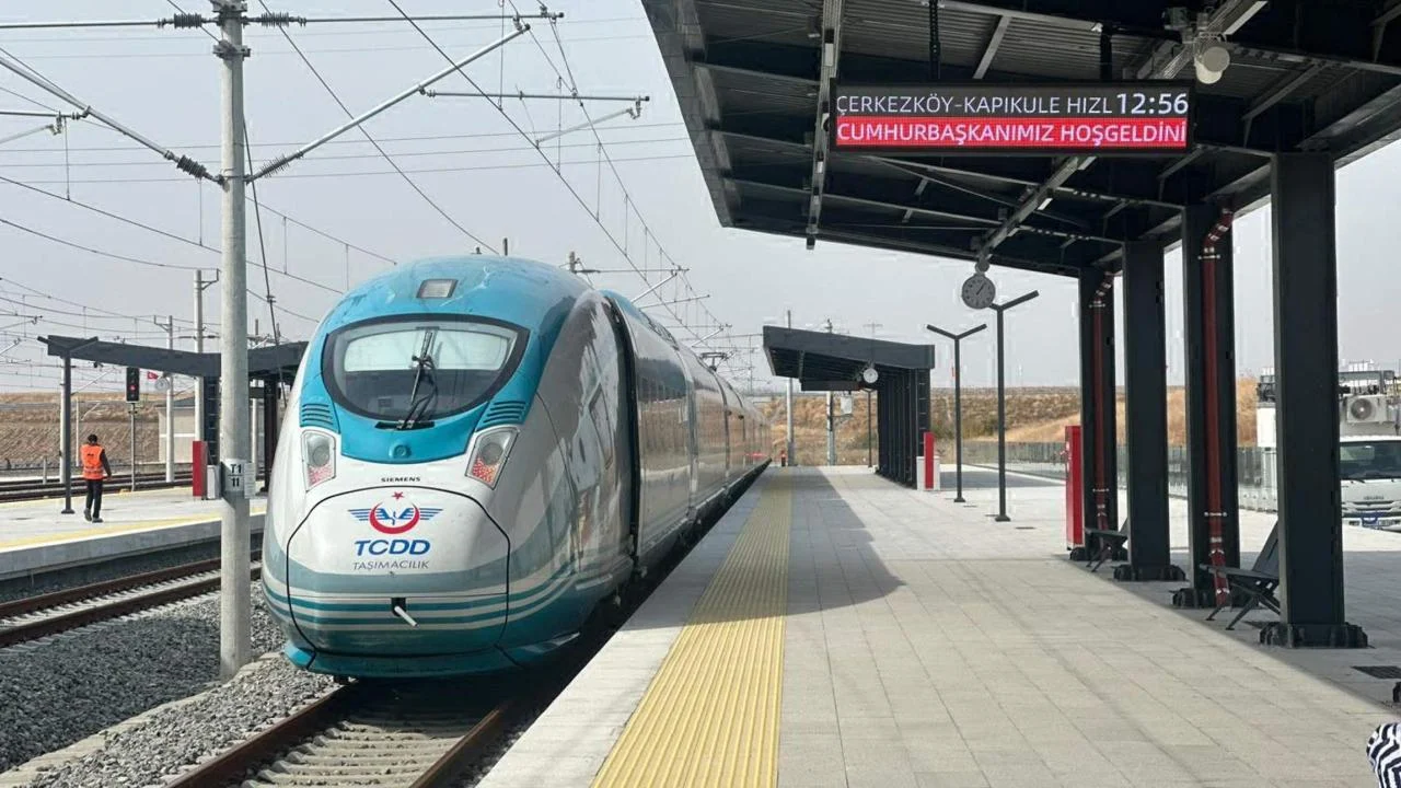 HalkalıKapıkule Hızlı Tren Hattı'nın ÇerkezköyKapıkule kesimi yarın açılacak