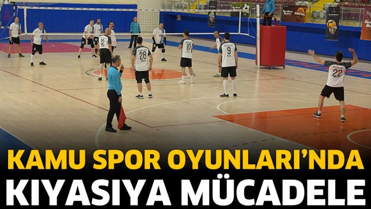 Kamu Spor Oyunları’nda kıyasıya mücadele
